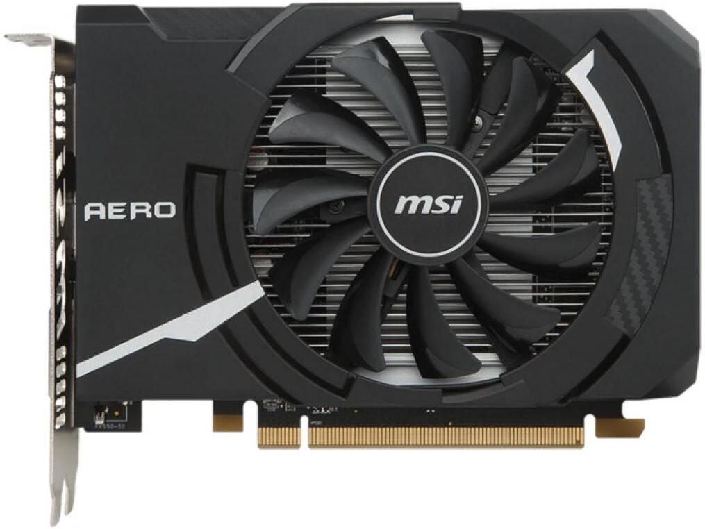 

Видеокарта MSI RX 550 AERO ITX 4G OC