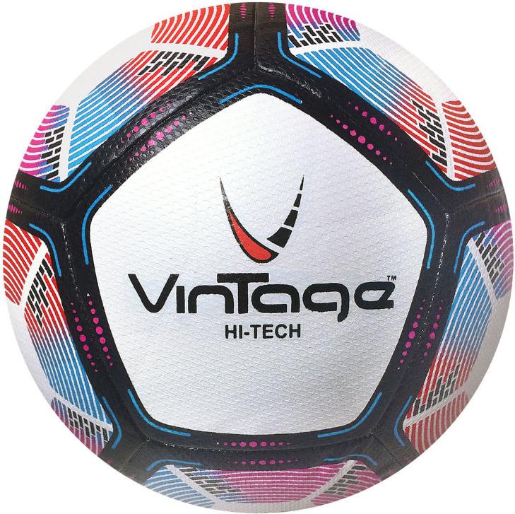

Футбольный мяч Vintage Hi-Tech V950 размер 5 белый/голубой/розовой, Hi-Tech V950 р.5