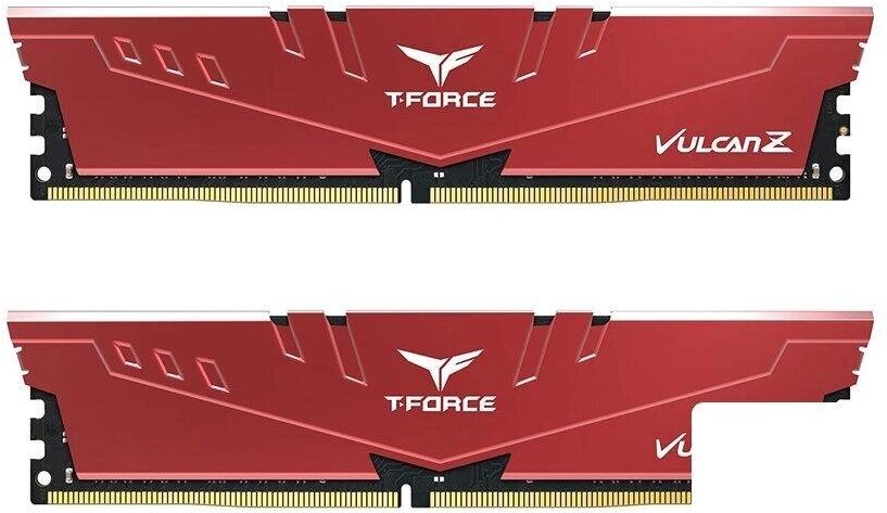 

Оперативная память Team T-Force Vulcan Z 2x16ГБ Red (TLZRD432G3600HC18JDC01)