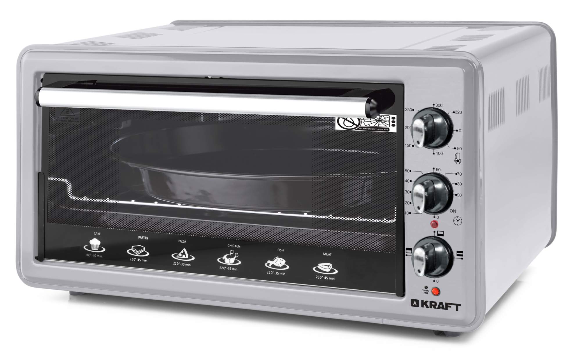 

Мини-печь Kraft KF-MO4513KGR серый, KF-MO4513KGR