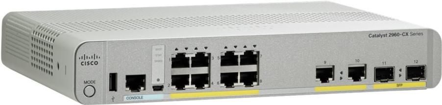 

Коммутатор Cisco Catalyst 2960-CX [WS-C2960CX-8TC-L], Коммутатор Cisco Catalyst 2960-CX WS-C2960CX-8TC-L