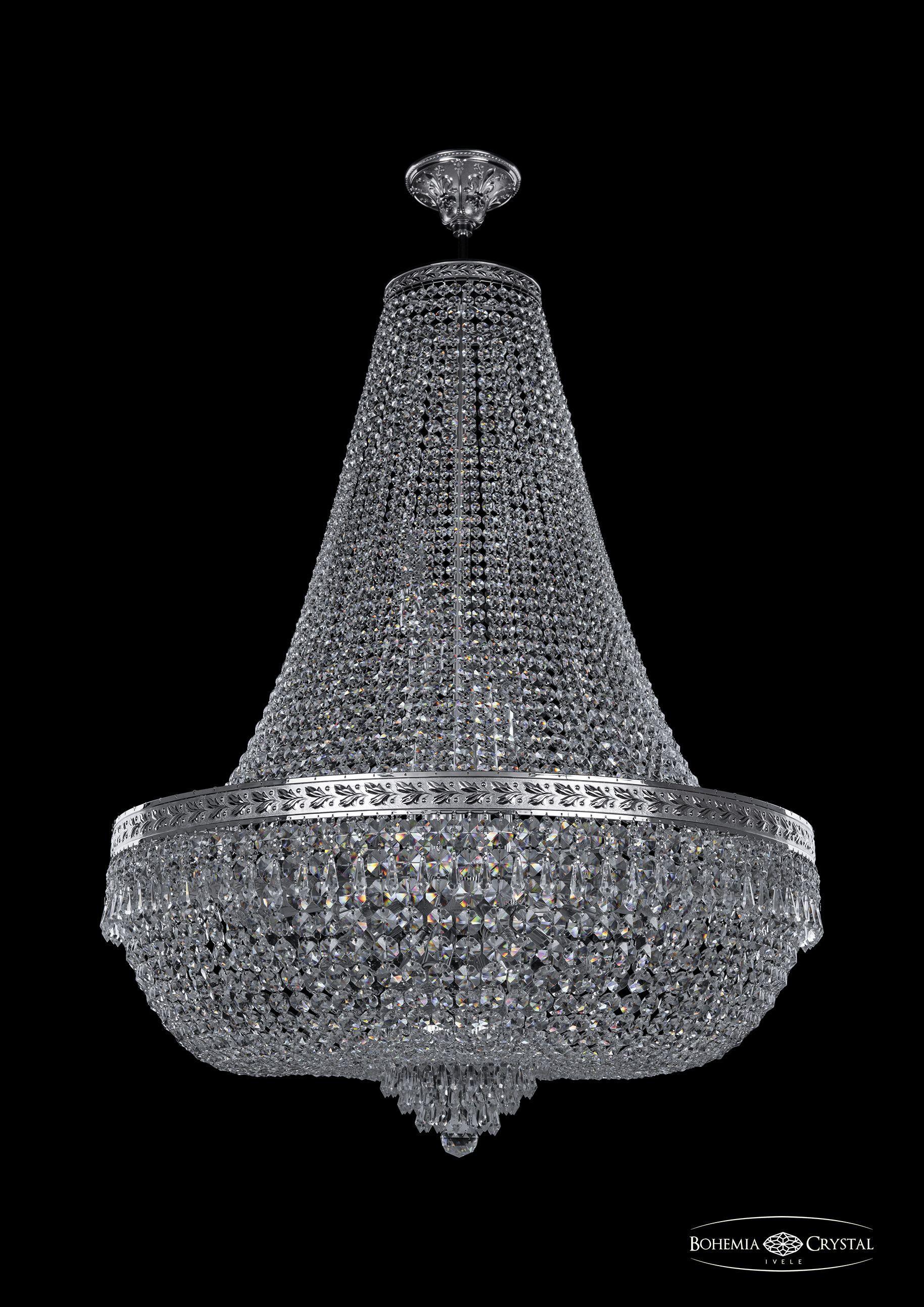 

Люстра на штанге Bohemia Ivele Crystal 19271/H2/80IV Ni