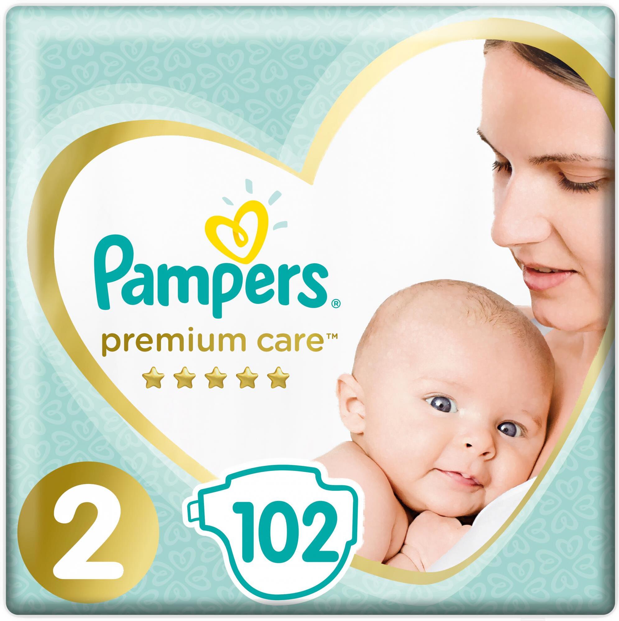 

Детские подгузники Pampers Premium Care 2 Mini 102шт