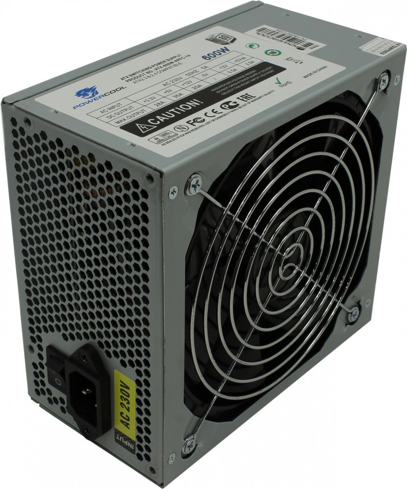 

Блок питания PowerCool ATX-600W-APFC-14, Блок питания для компьютеров PowerCool ATX-600W-APFC-14