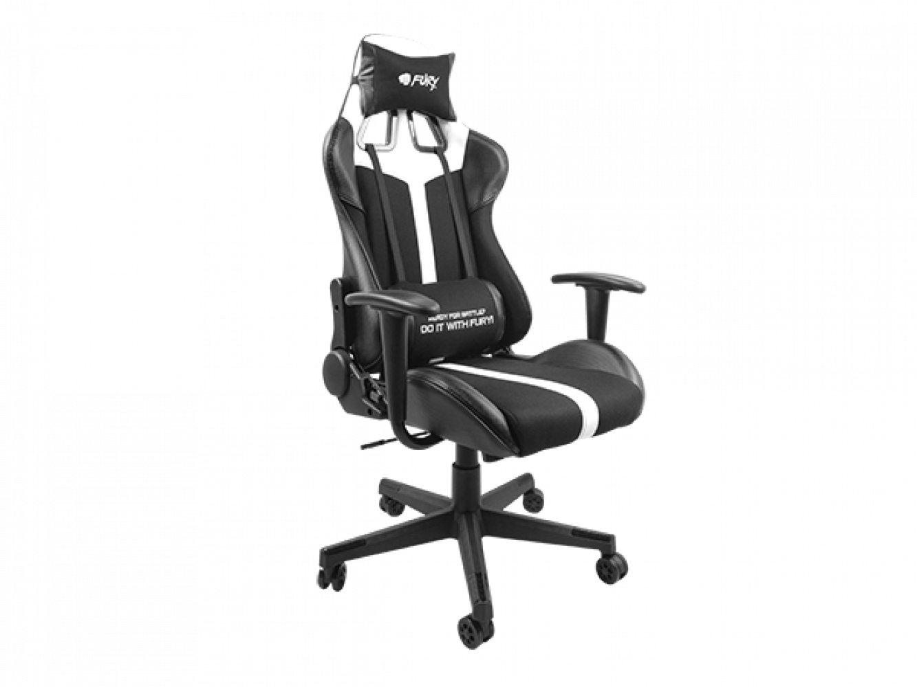 

Офисное кресло Fury Avenger XL Black/White [NFF-1712], Офисное кресло Fury Avenger XL NFF-1712 Black/White