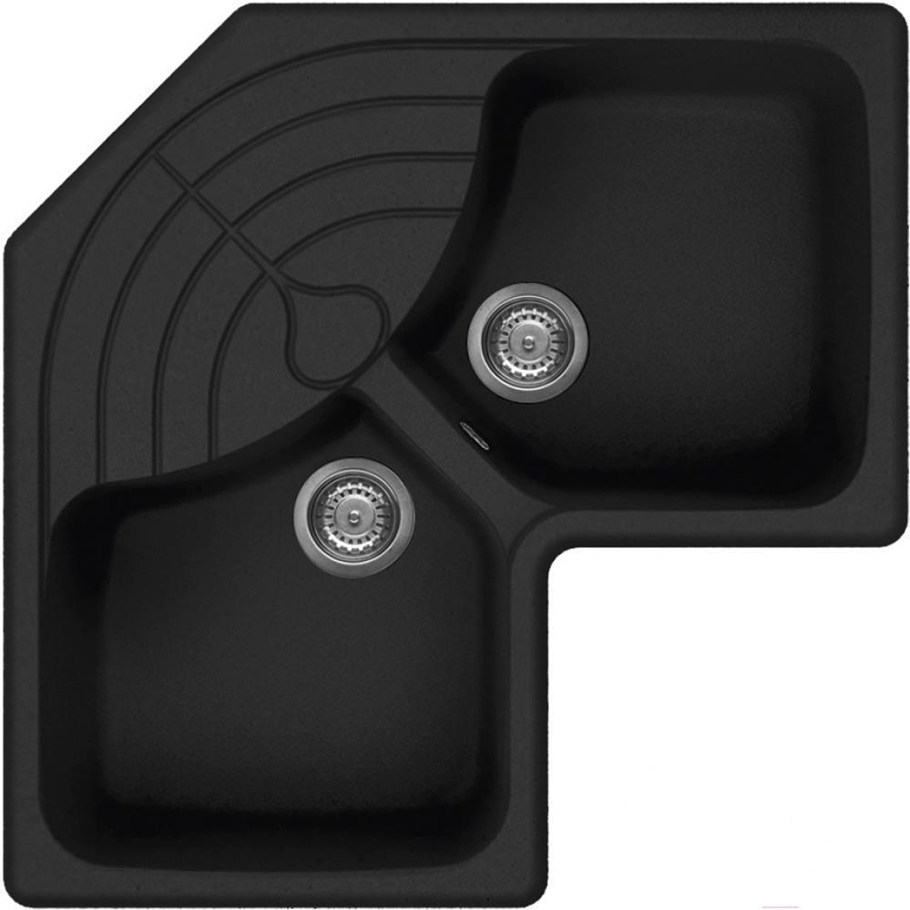 

Кухонная мойка Elleci Ego Corner G40 Full Black [LGECOR40], Ego Corner