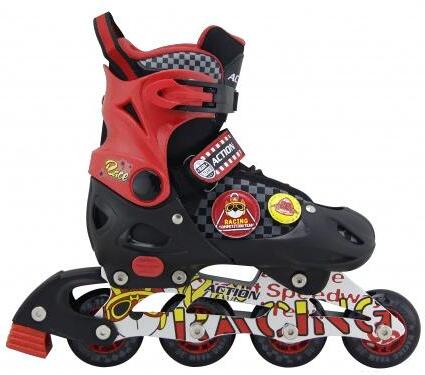 

Роликовые коньки Vimpex Sport PW-126 CJ 29-32 красный