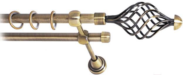 

Карниз Lm Decor Вираж 098 2р гладкий 3.6м антик, Вираж 098 2р гладкий 16мм 3.6м