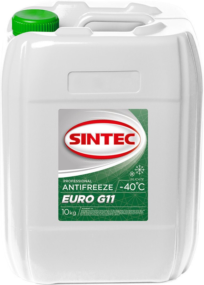 

Антифриз Sintec G11 Euro 10кг зеленый (800516)