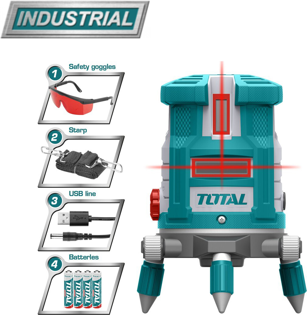 

Уровень лазерный Total TLL306505