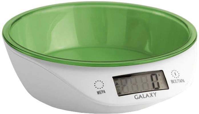 

Кухонные весы Galaxy GL2804, Кухонные весы Galaxy GL2804 белый/зеленый