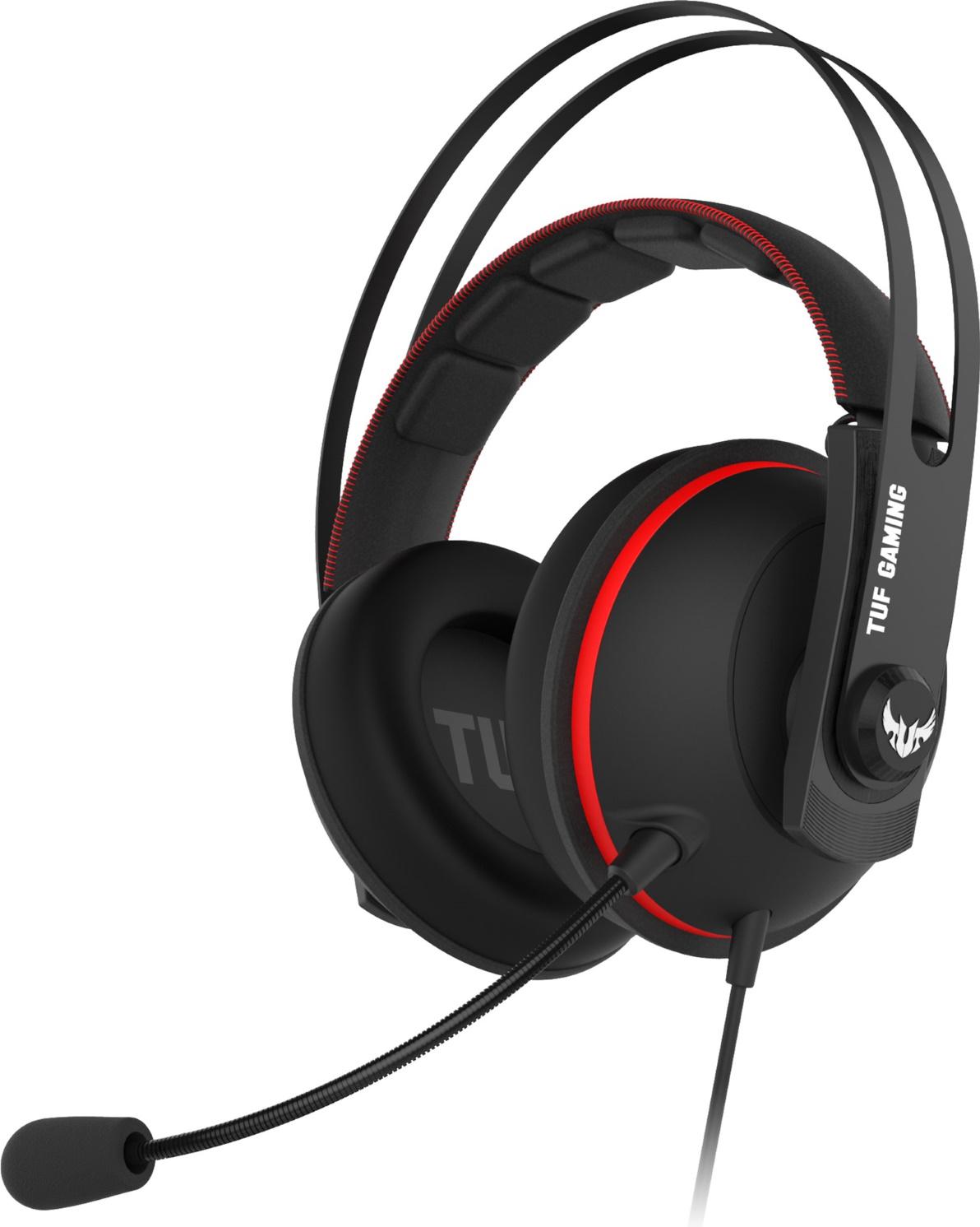 

Наушники ASUS TUF Gaming H7 Core Red, TUF Gaming H7 Core