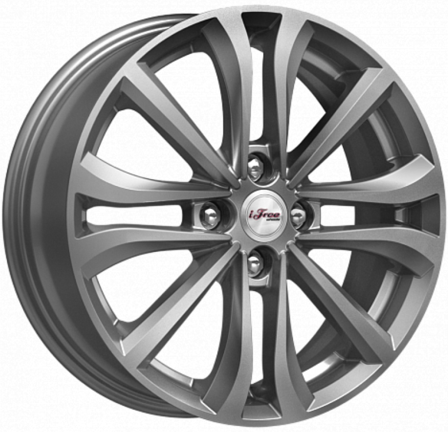 

Автомобильные диски iFree Панган 6.0x16 4/100 ET45 d-54.1 Хай вэй (656500)