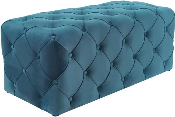 

Пуф Signal AVIVA VELVET Bluvel 85 бирюзовый/венге, AVIVA VELVET Bluvel 85