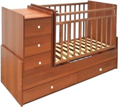 

Детская кроватка Bambini М.01.10.01 трансформер светлый орех, М.01.10.01 трансформер