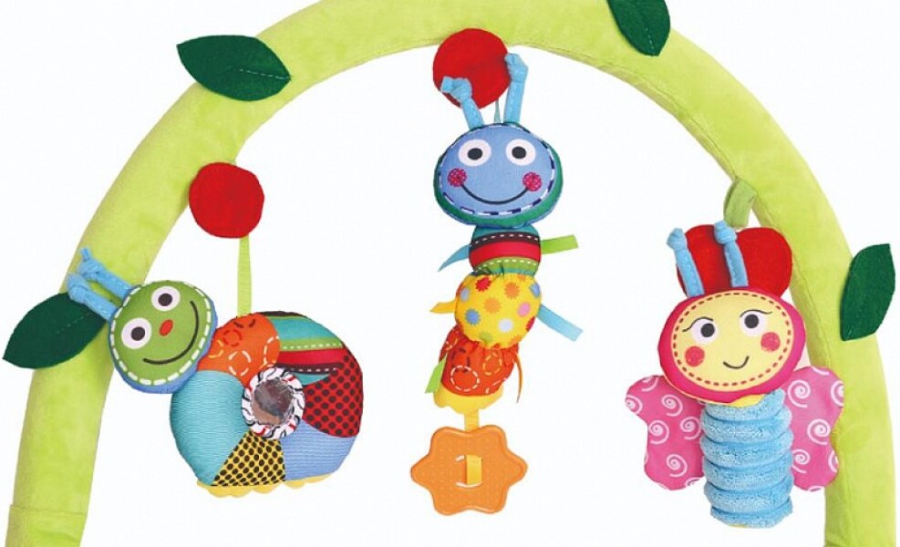 

Дуга на коляску Biba Toys Счастливые Гусенички (BP143)