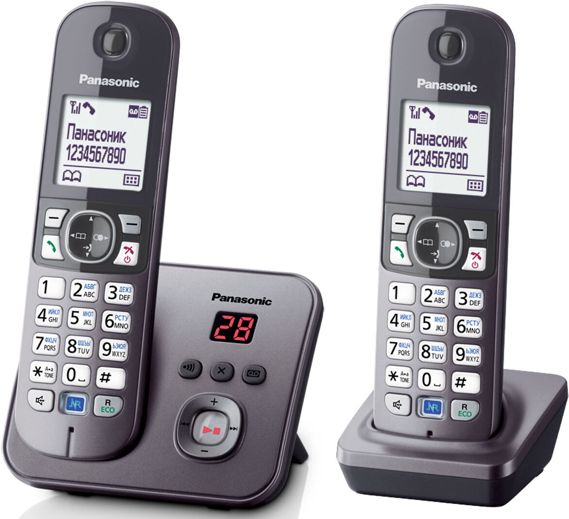 

Радиотелефон Panasonic KX-TG6822, Радиотелефон DECT Panasonic KX-TG6822RUM