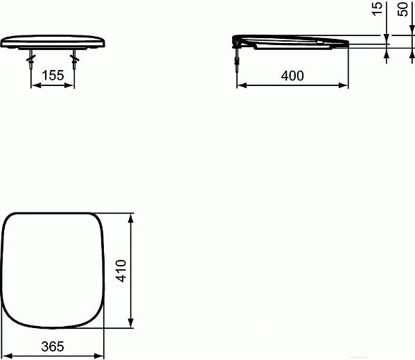 

Сиденье для унитаза Ideal Standard Esedra T318601, Esedra T318601