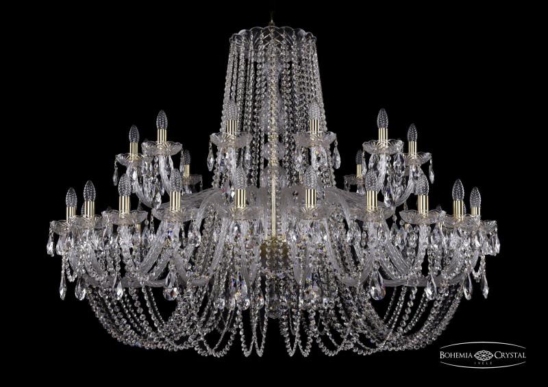 

Подвесная люстра Bohemia Ivele Crystal 1402/24+12/530/G