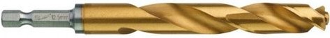 

Сверло Milwaukee 48894728, Сверло Milwaukee SWave HSS-G Ti. 12.5мм 1шт по металлу 48894728