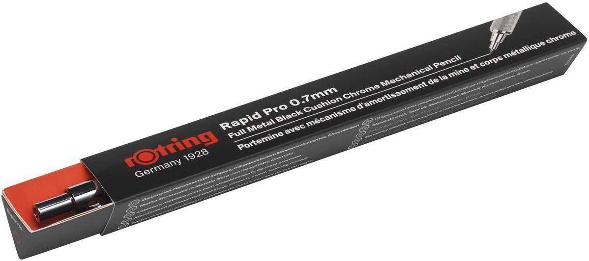 

Механический карандаш Rotring Rapid Pro 0.7 мм серебристый [1904256], Механический карандаш Rotring Rapid Pro 0.7 мм 1904256 серебристый