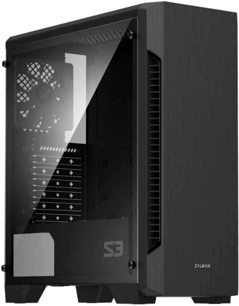 

Корпус для компьютера Zalman ATX Без БП S3 TG Black