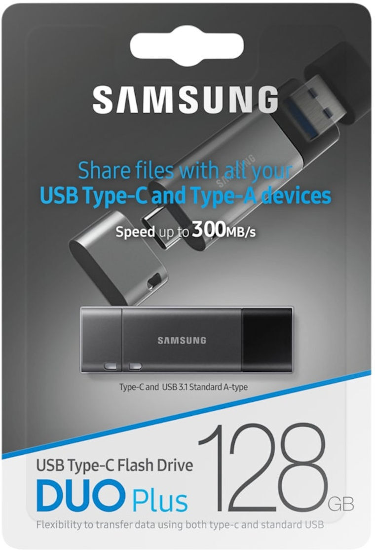 

Накопитель USB-Flash (флешка) Samsung 128Gb USB3.1 Type-C (MUF-128DA/APC)