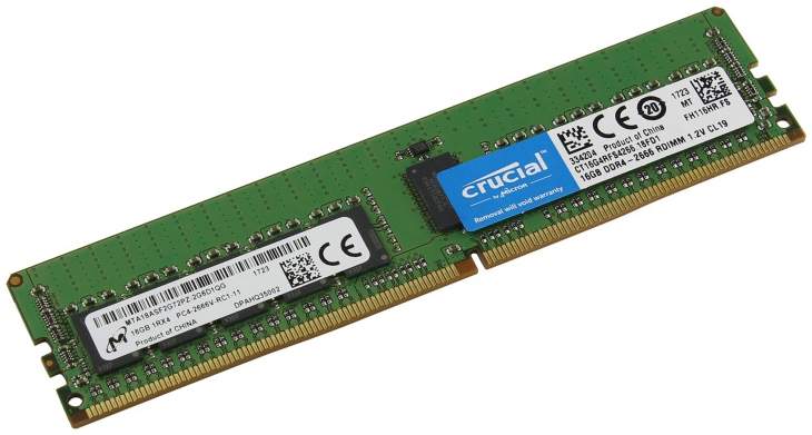 

Оперативная память Crucial 16GB DDR4 PC4-21300 CT16G4RFS4266, DDR4 CT16G4RFS4266 16Gb