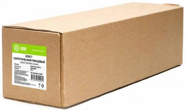 

Холст CACTUS A1 610 мм x 30 м 260 г/кв.м (CS-GC260-61030)