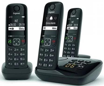 

Радиотелефон DECT Gigaset AS690A Trio RUS черный (L36852-H2836-S311)