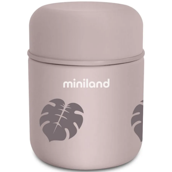 

Термос Miniland Terra Thermos Mini бежевый/листья 280 мл (89444)