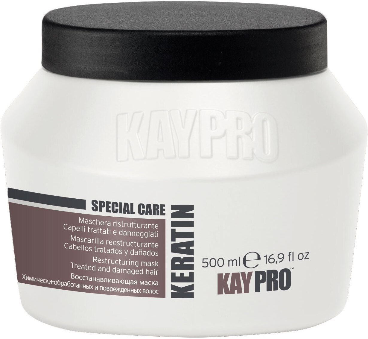 

Маска для волос Kaypro Special Care Keratin реструктурирующая с кератином (500мл), Шампунь Kaypro Маска Special Care Keratin реструктурирующая с кератином 500мл