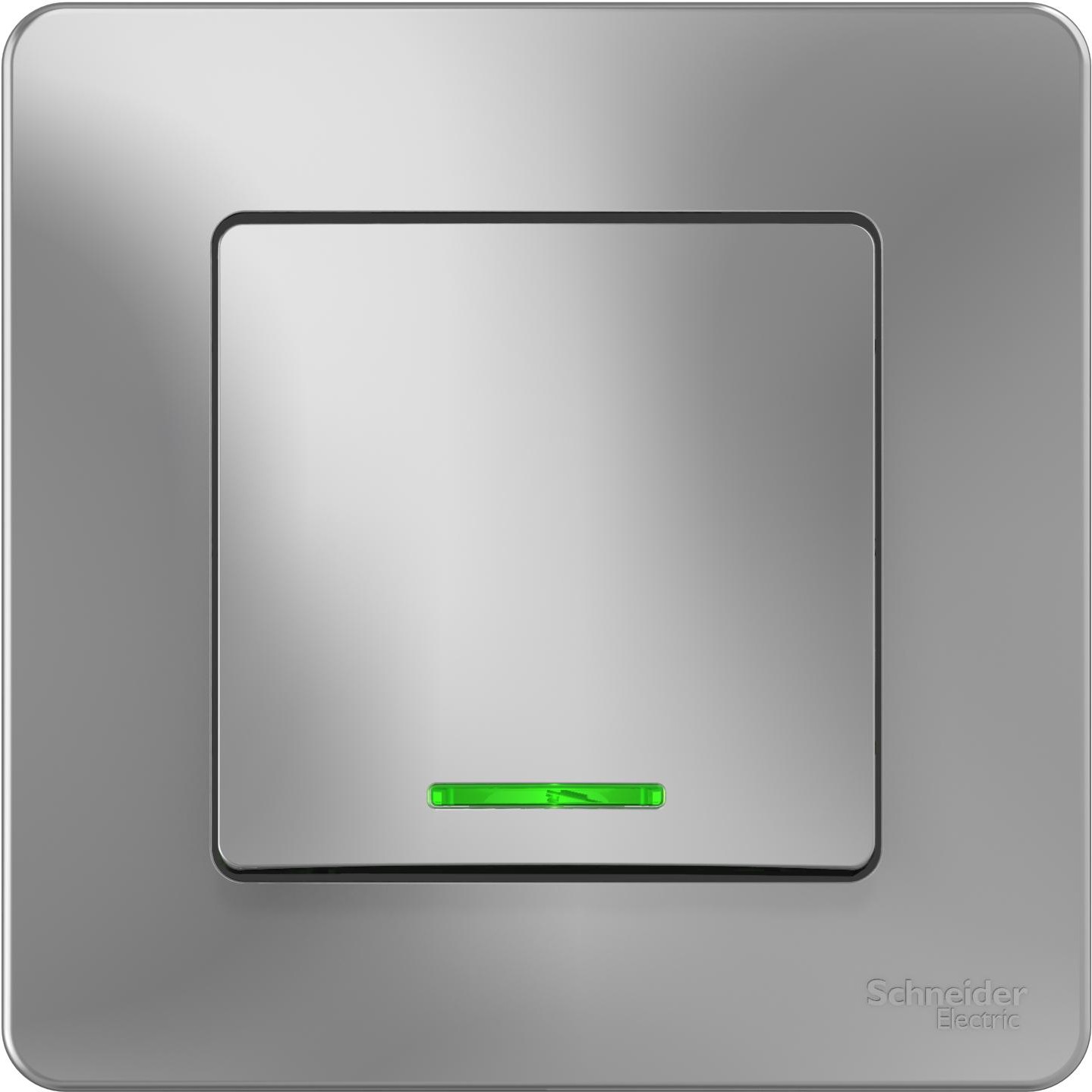

Выключатель Schneider Electric Blanca алюминий [BLNVS010113], Выключатель Schneider Electric Blanca BLNVS010113 алюминий
