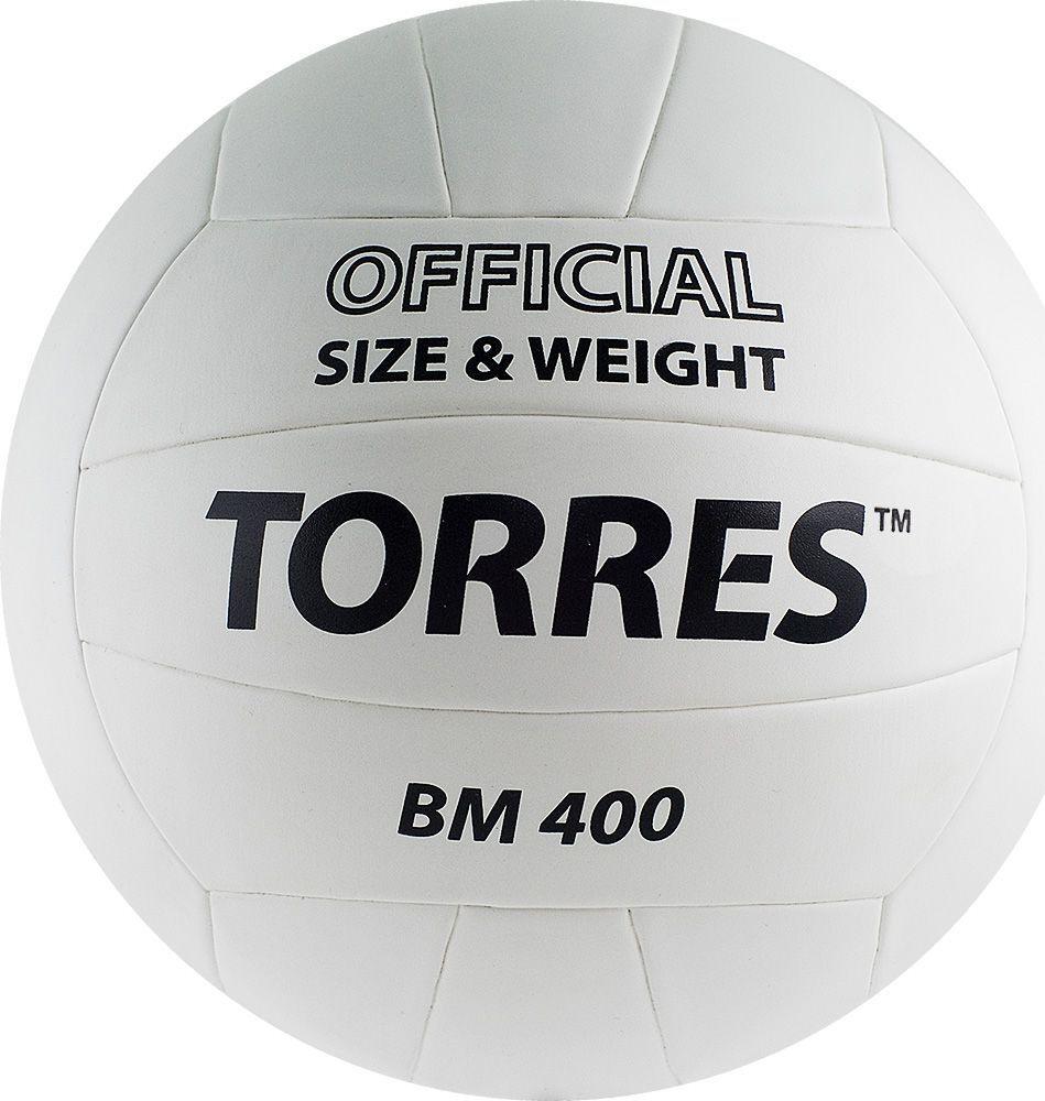 

Волейбольный мяч Torres BM400 р.5, синтетическая кожа (ТПУ) белый/черный [V30015], Волейбольный мяч Torres BM400 р.5, синтетическая кожа (ТПУ) V30015 белый/черный
