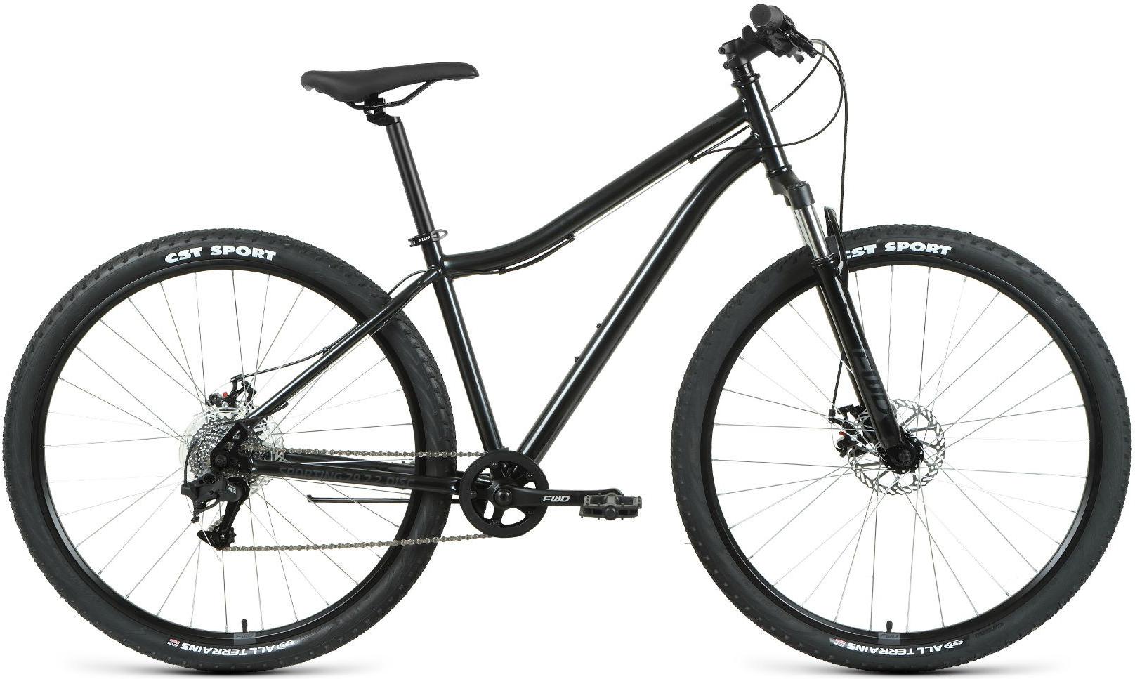 

Велосипед Forward Sporting 29'' 2.2 disc рама 19 дюймов черный [RBKW1M19G004], SPORTING 29 2.2 disc