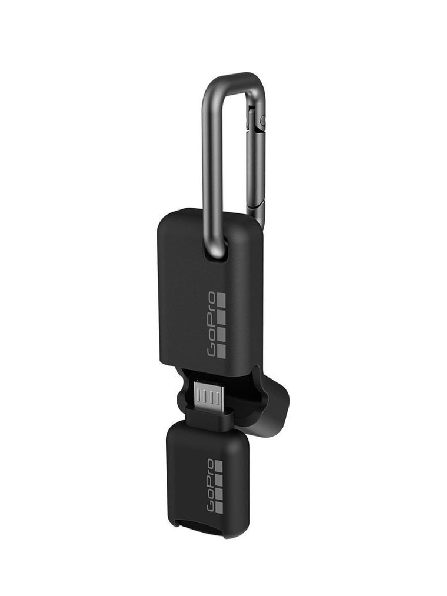

Аксессуар для экшн камер GoPro кардридер Quik Key Micro-USB [AMCRU-001], Карт-ридер GoPro AMCRU-001