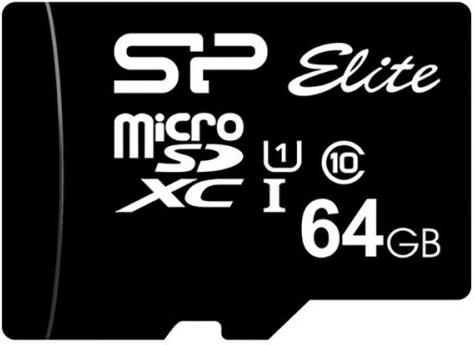 

Карта памяти Silicon-Power microSD 64GB Elite Gold [SP064GBSTXBU1V1G], microSD 64GB Elite Gold