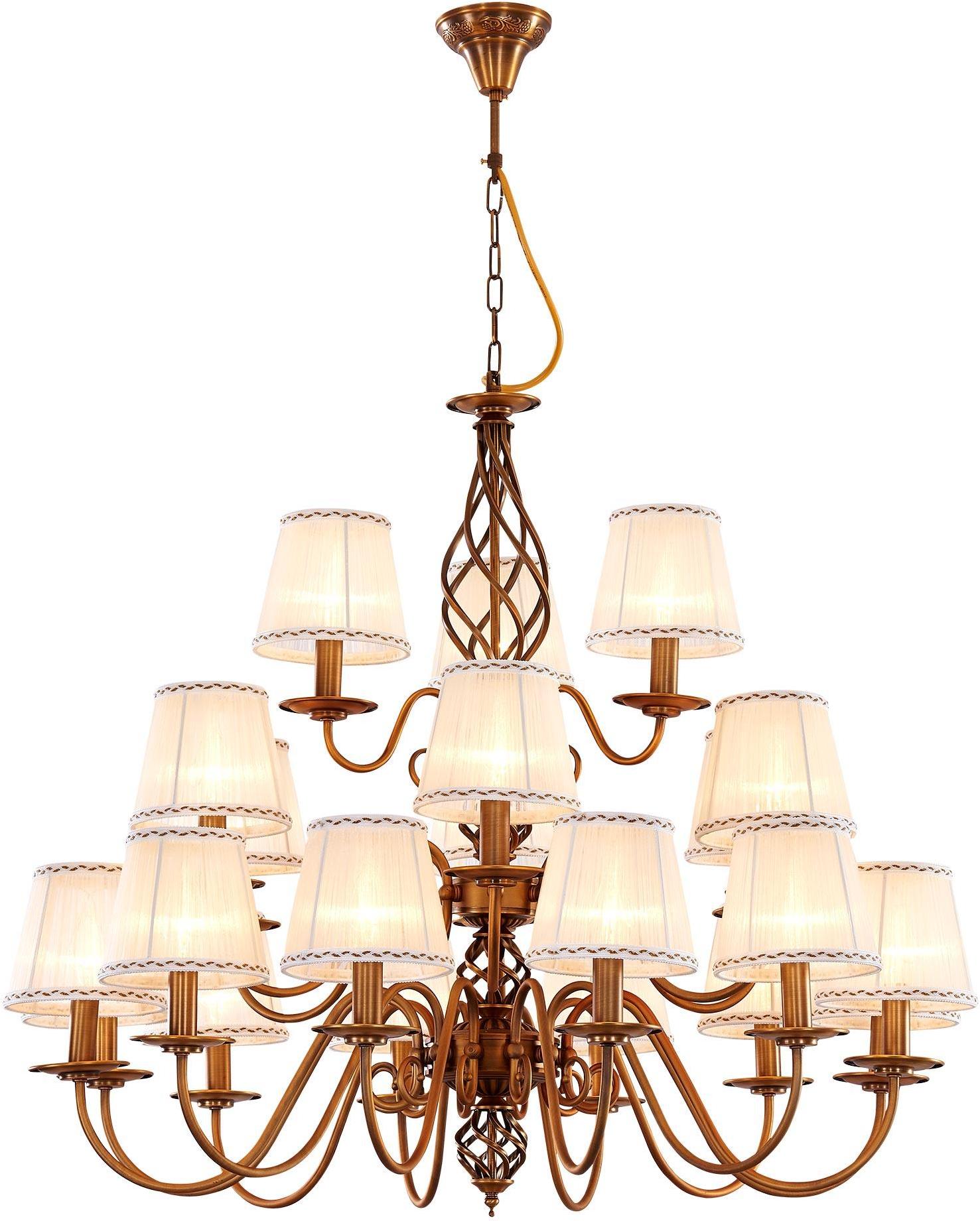 

Citilux CL427251 Ровена Бронза Мат. Св-к Люстра, Ровена