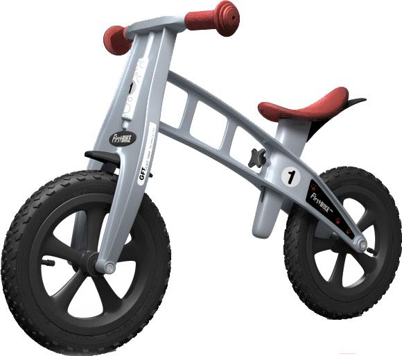 

Беговел FirstBIKE Cross с тормозом серебристый, Cross без тормоза