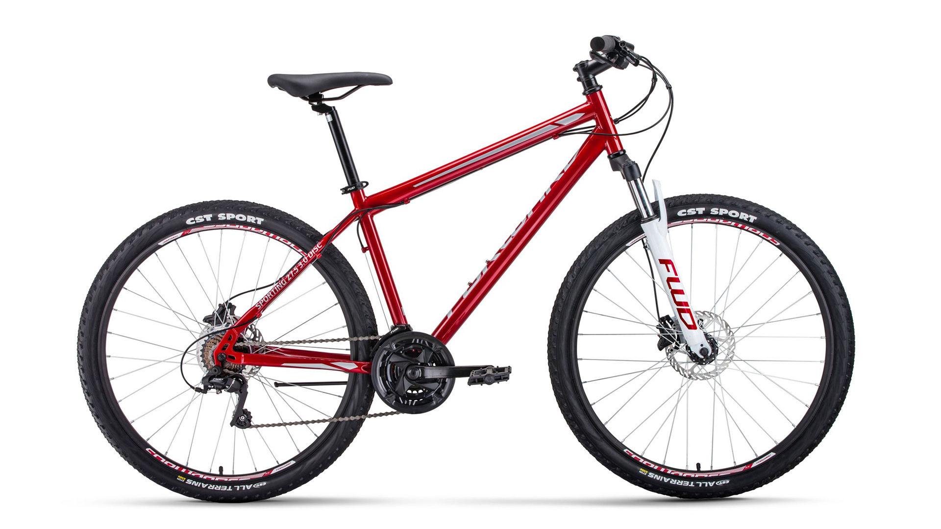 

Велосипед Forward Sporting 27.5'' 3.0 Disc рама 17 дюймов 2020 темно-красный/серый, Sporting 27.5 3.0 Disc 2020 17''
