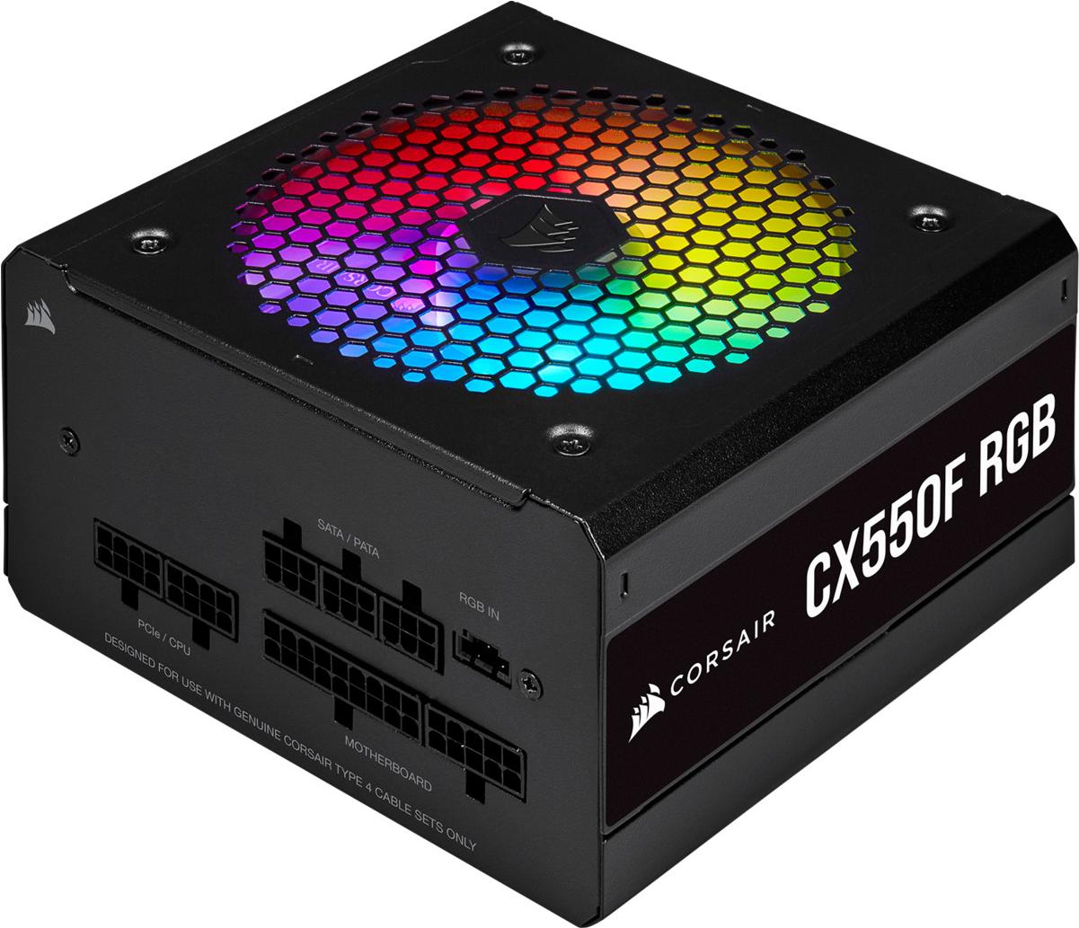 

Блок питания Corsair CX550F RGB [CP-9020216-EU], CX550F RGB