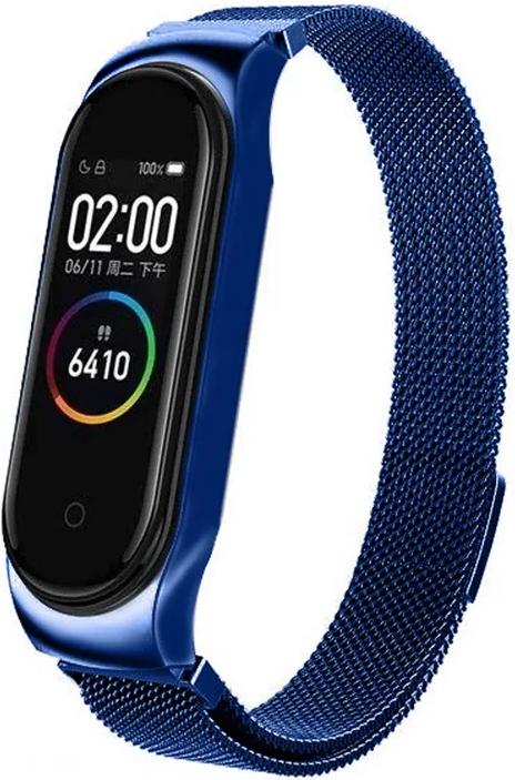 

Сменный ремешок Xiaomi для Mi Band 3 milanese синий [4019], для Mi Band 3 milanese