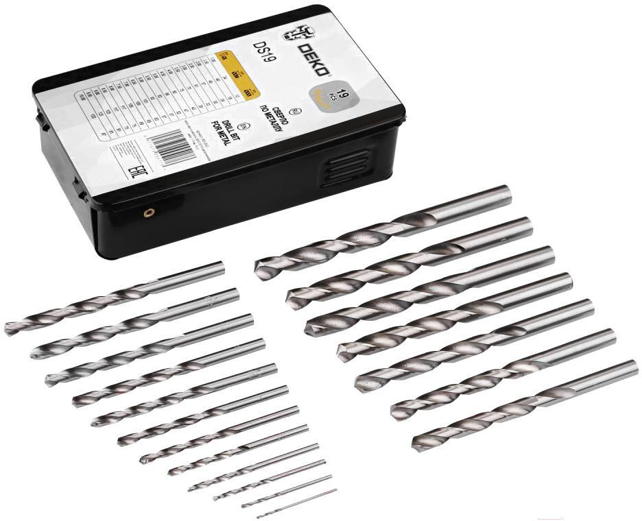 

Набор сверл Deko DS19 [065-0543], Набор сверл Deko DS19 065-0543