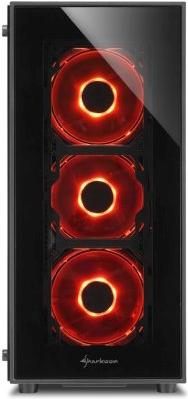 

Корпус для компьютера Sharkoon TG5 черный [TG5 RED], TG5