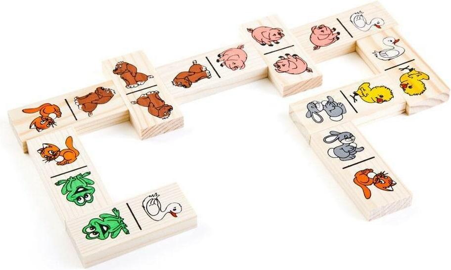 

Развивающая игрушка Томик Домино. Животные 5555-1, Домино. Животные 5555-1