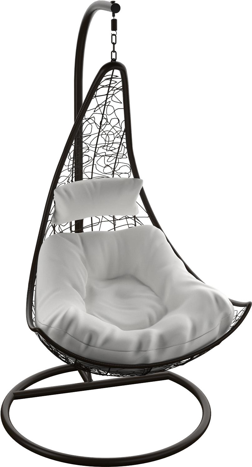 

Подвесное кресло Loftyhome Marula 1151 Dark Brown/White, Marula 1151
