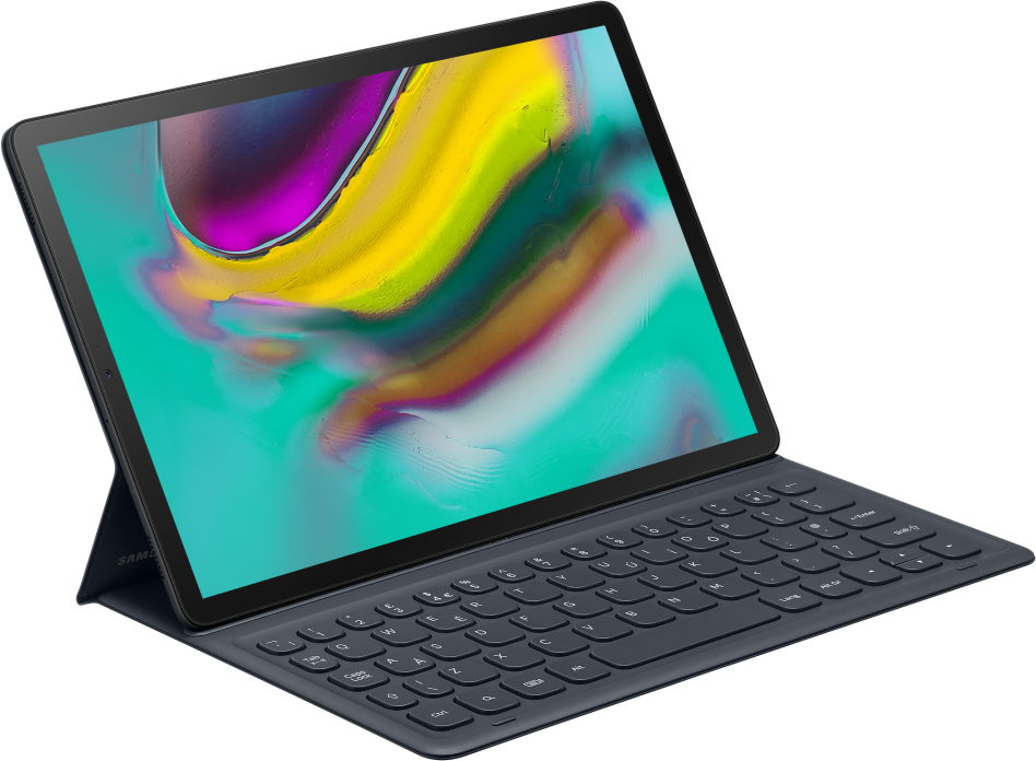 

Чехол для планшета Samsung Tab S5e с клавиатурой черный [EJ-FT720BBRGRU], Tab S5e с клавиатурой