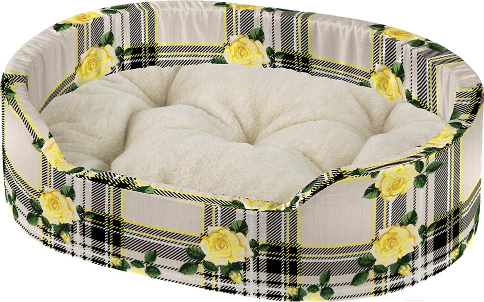 

Лежанка для животных Ferplast Dandy F 80 82944098 розы серый, Dandy F 80 82944098 розы