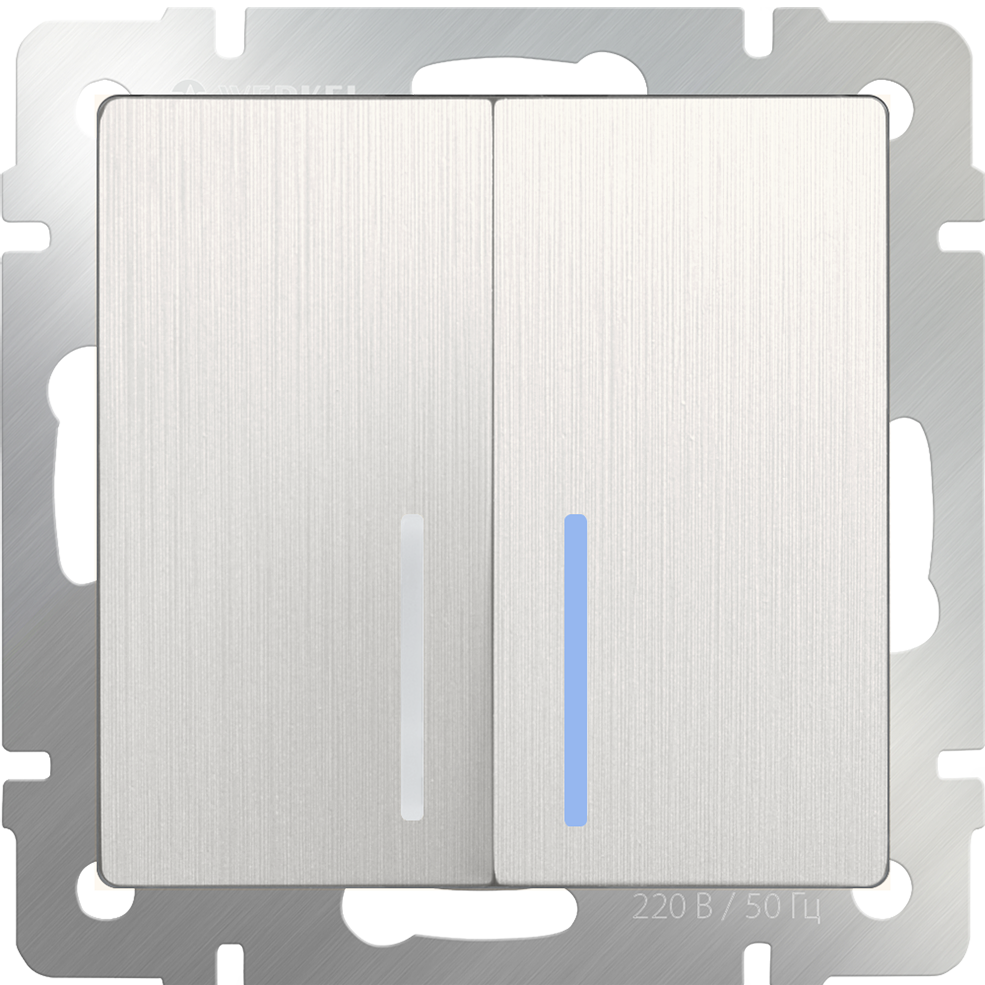 

Выключатель Werkel WL13-SW-2G-2W-LED перламутровый [a040898], WL13-SW-2G-2W-LED