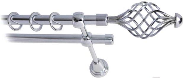

Карниз Lm Decor Вираж 098 2р гладкий 4м хром, Вираж 098 2р гладкий 16мм 4.0м